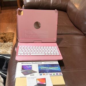 Pink Wireless Keyboard Case